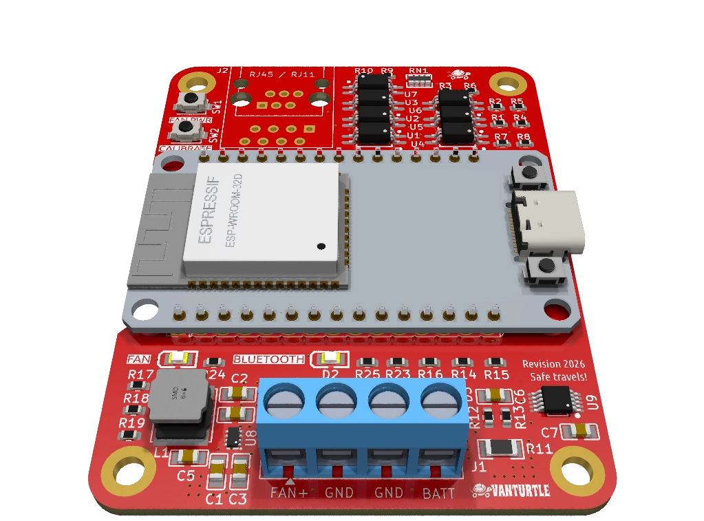 Bare maxxair fan PCB