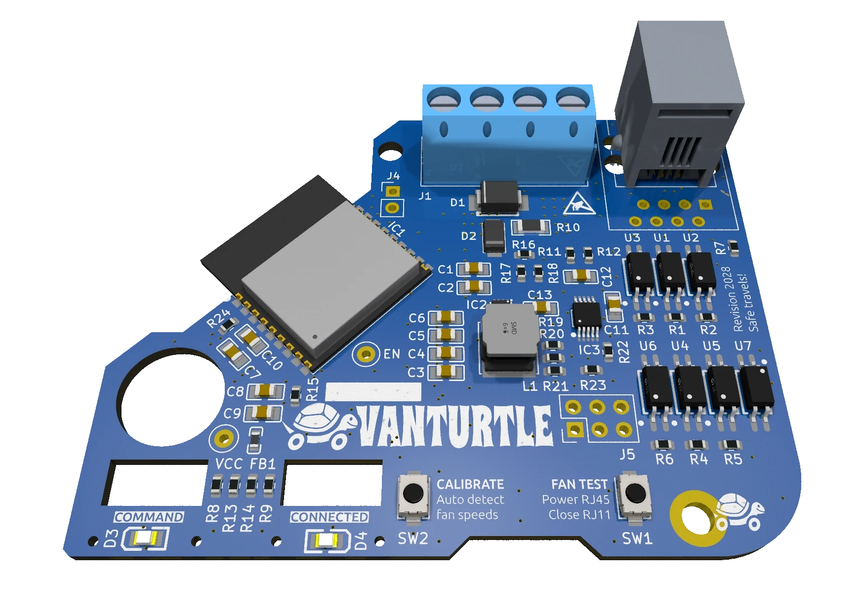 VanTurtle Inverter Controller PCB