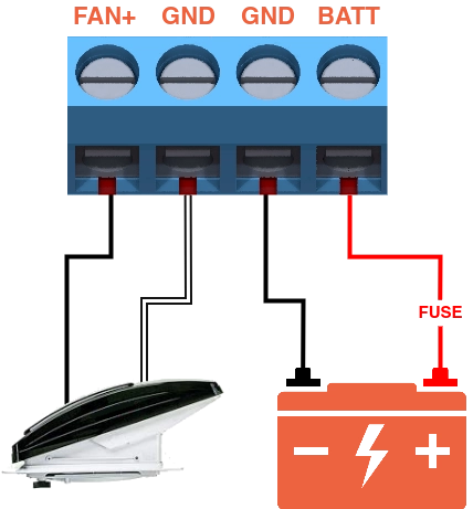 VanTurtle controller wiring diagram
