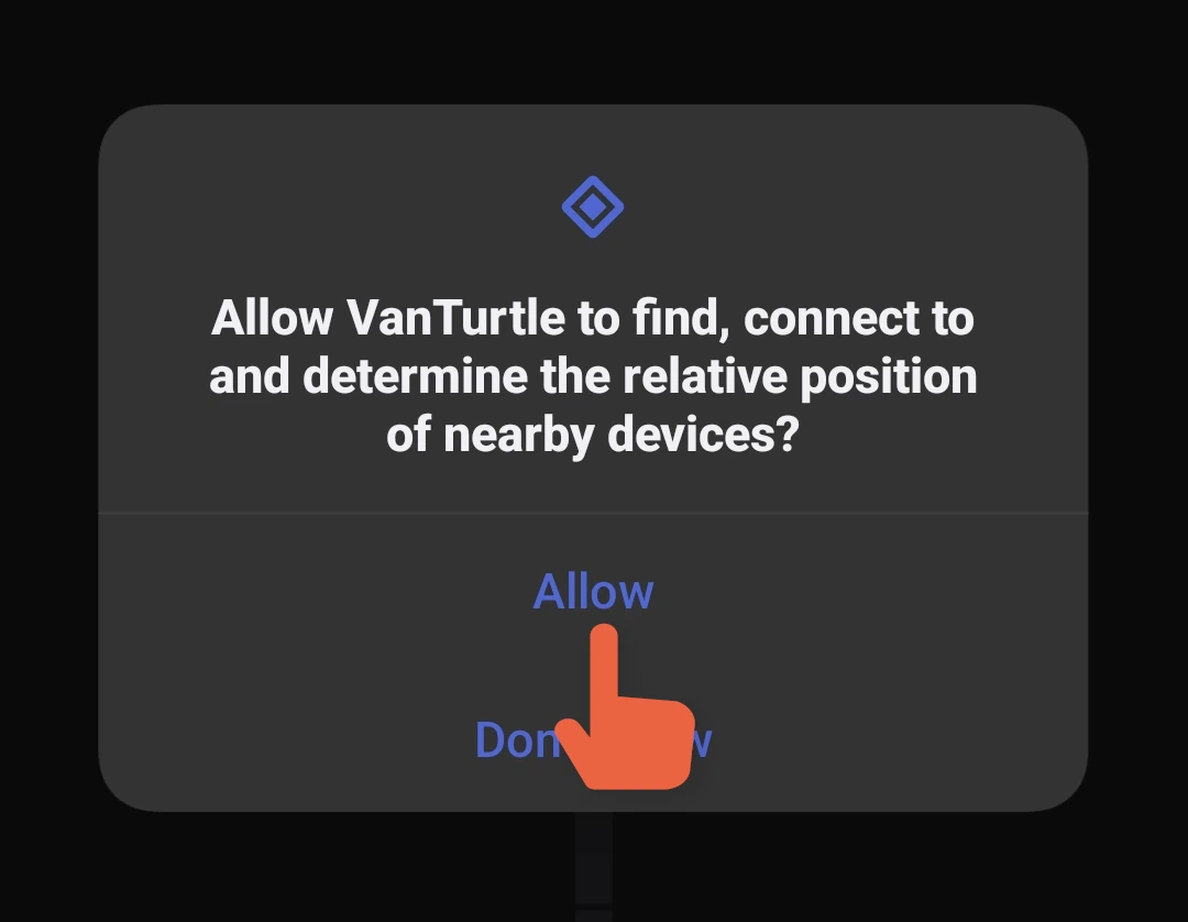 VanTurtle Android setup 1