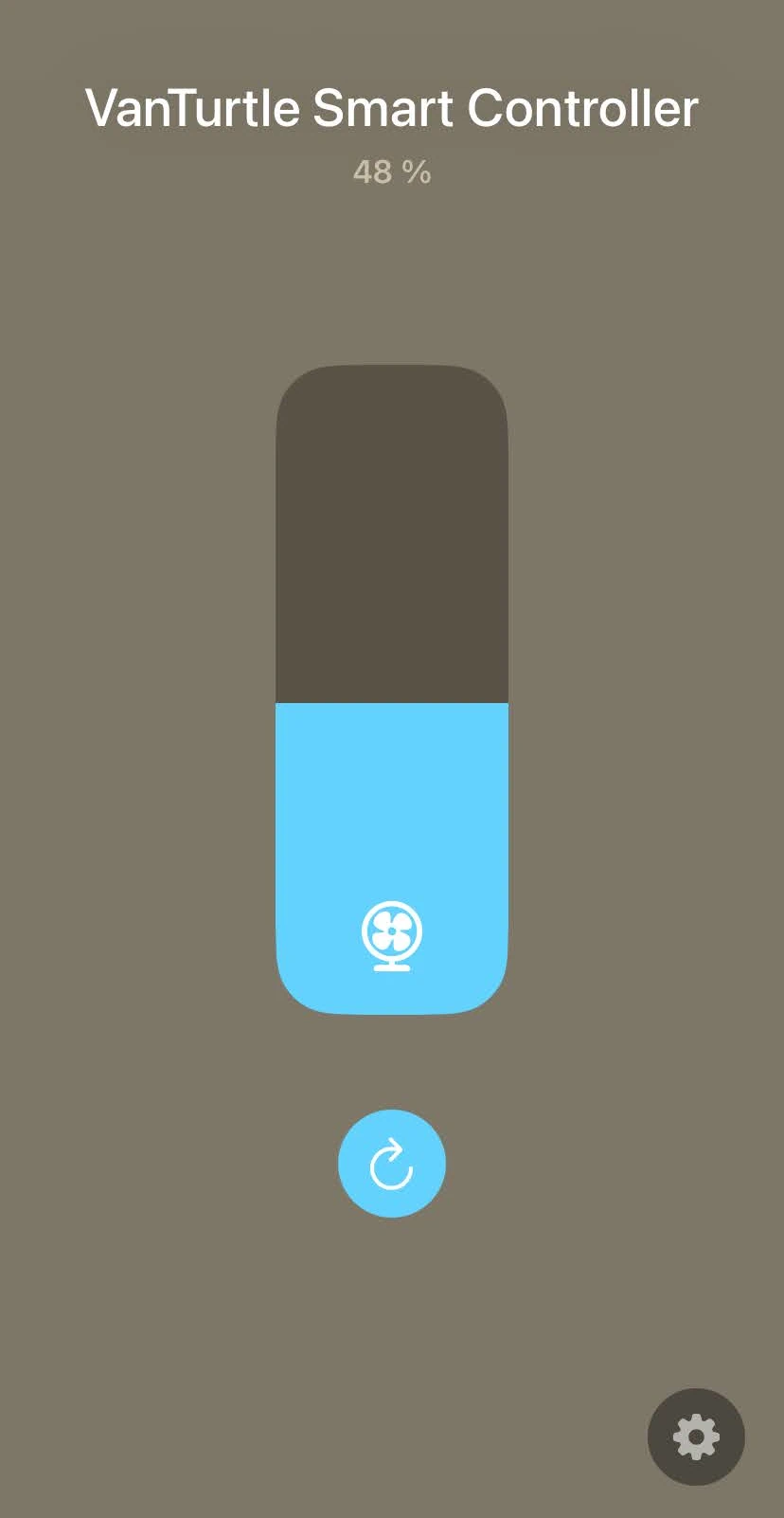 VanTurtle iOS control interface