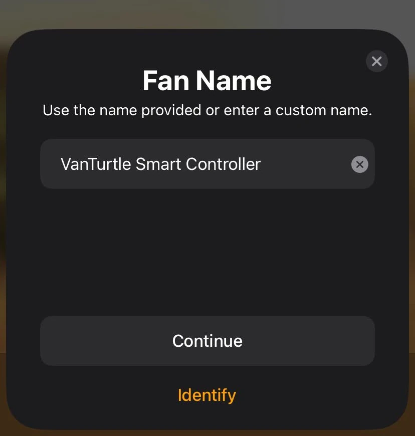 VanTurtle iOS setup 9